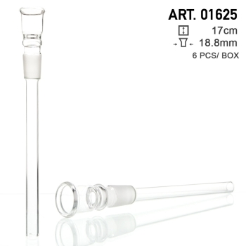 Glas Chillum 17cm 18,8er Schliff